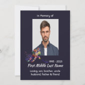 Trauerfeier für Hockeyspieler Sport Save The Date (Vorderseite)