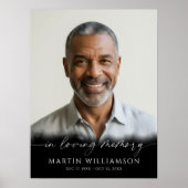 Trauerfeier Für immer in unseren Herzen Foto Moder Poster (Vorne)