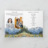 Trauerfeier Gedenkfeier Ablauf Gefaltet Programm (Innenseite)
