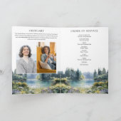 Trauerfeier-Gedenkprogramm am Waldsee Programm (Innenseite)