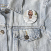Trauerfoto in liebevoller Erinnerung Button (Beispiel)