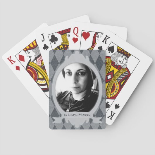 Trauergaben Spielkarten (Rückseite)