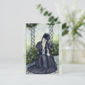 Trauergarten-Postkarte Postkarte (Stehend Vorderseite)