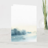 Trauerkarte "im Herzen geblieben" Karte (Rückseite)