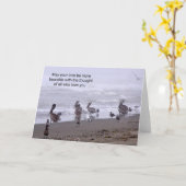 Trauerkarte - Kann dein Verlust erträglicher sein Karte (Gelbe Blume)