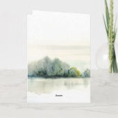 Trauerkarte "Zuhause" Ankündigung (Rückseite)