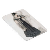 Trauerkleid, Modeplatte von Ackermanns Rep Magnet (Rechte Seite)