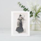 Trauerkleid, Modeplatte von Ackermanns Rep Postkarte (Stehend Vorderseite)