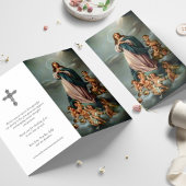 Trauerlose Unbeflecktes Gebet Sympathiekarten