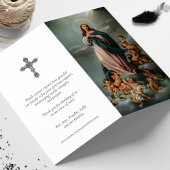 Trauerlose Unbeflecktes Gebet Sympathiekarten