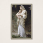 Trauerloss Gesegnete Mutter Gebet Sympathekarten (Vorderseite)