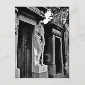 Trauern im Friedhof Postkarte (Vorderseite)