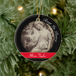 Trauern über Anglel, Weihnachten der Jahrtausende Keramik Ornament