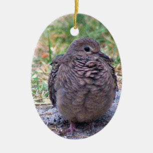 Trauernde Vogelschmuck Keramik Ornament