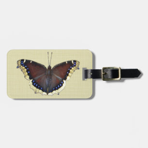 Trauernder Schmetterling in der Cloak - Nymphalis- Gepäckanhänger