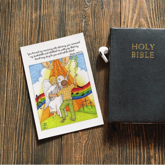 Trauernder Song Inspiration Post Card Postkarte