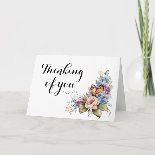 Trauerndes Mitgefühl: Ihr verblasst Karte (Vorderseite)