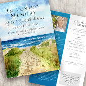 Trauerprogramm 'Beach In Loving Memory' Programm