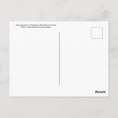 Trauertaube auf Chalcedony gefüllt Rock Postkarte (Rückseite)