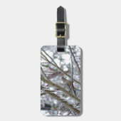 Trauertaube Gepäckanhänger (Vorderseite vertikal)