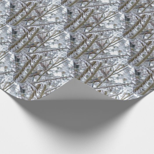 Trauertaube Geschenkpapier (Ecke)