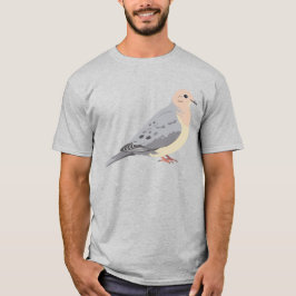 Trauertaube in sanften natürlichen Tönen T-Shirt