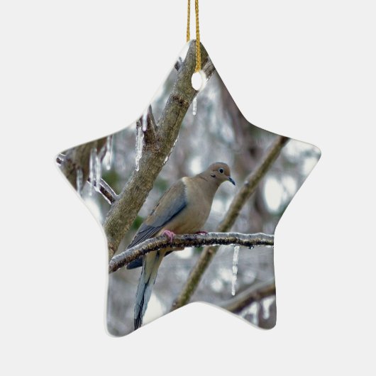 Trauertaube Keramik Ornament (Rechts)