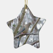 Trauertaube Keramik Ornament (Links)