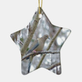 Trauertaube Keramik Ornament (Links)