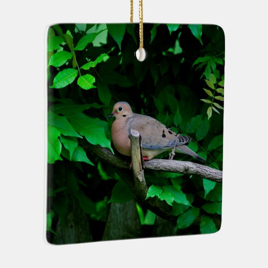 Trauertaube Keramikornament (Rechts)