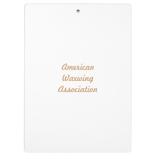 Trauertaube Klemmbrett (Rückseite)