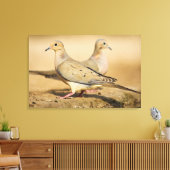 Trauertaube Leinwanddruck (Insitu (Wohnzimmer))