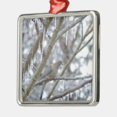 Trauertaube Silbernes Ornament (Links)