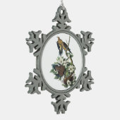 Trauertaube von Audubon Schneeflocken Zinn-Ornament (Links)