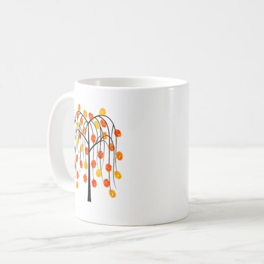 Trauerweide Kaffeetasse (Vorderseite Links)