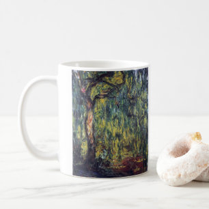 Trauerweide von Claude Monet, Vintage Fine Art Kaffeetasse
