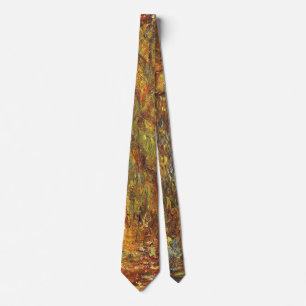Trauerweide von Claude Monet, Vintage Fine Art Krawatte