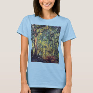Trauerweide von Claude Monet, Vintage Fine Art T-Shirt
