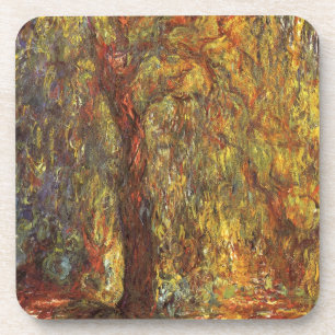 Trauerweide von Claude Monet, Vintage Fine Art Untersetzer