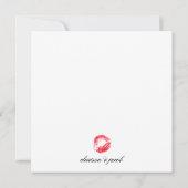 Traum 311 im Leoparden und in Spitze Bachelorette Einladung (Rückseite)