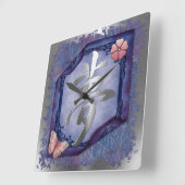 Traum Asien Quadratische Wanduhr (Winkel)
