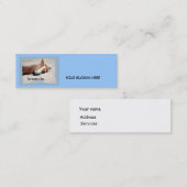 Traum auf Lesezeichen-Geschäfts-Karte Mini Visitenkarte (Vorne/Hinten)