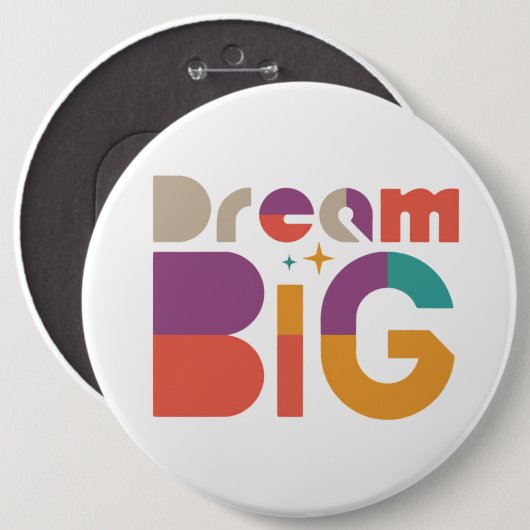 Traum Big a Touch der Inspiration Button (Vorne & Hinten)