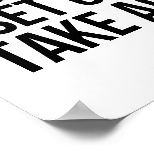 Traum Big Set Goals Action Motivierend Zitat Poster (Ecke)