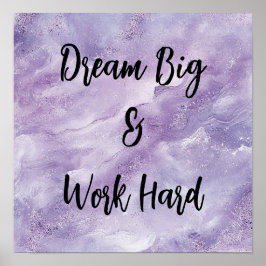 Traum Big & Work Hard Poster