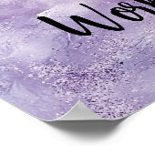 Traum Big & Work Hard Poster (Ecke)