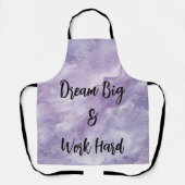 Traum Big & Work Hard Schürze (Vorderseite)