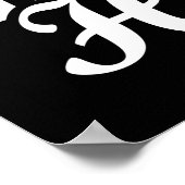 Traum Big Work hart - Gym, Hustle, Erfolg Poster (Ecke)