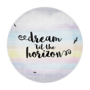 Traum` bis den Horizont Schneidebrett