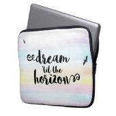 Traum bis zum Horizont Laptopschutzhülle (Vorderseite Links)